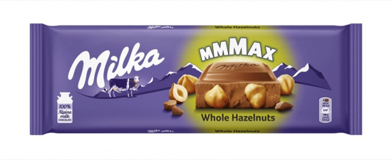 Slika Čokolada s celimi lešniki, Milka, 270 g