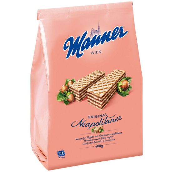 Slika Napolitanke Manner lešnik 400g