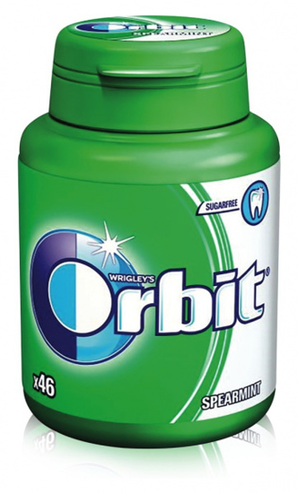 Slika Žvečilni gumi Orbit Spearmint Maxi, 64 g