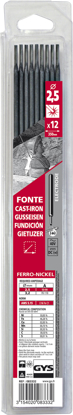 Slika ELEKTRODE GUS, SIVA LITINA 2,5MM 12X