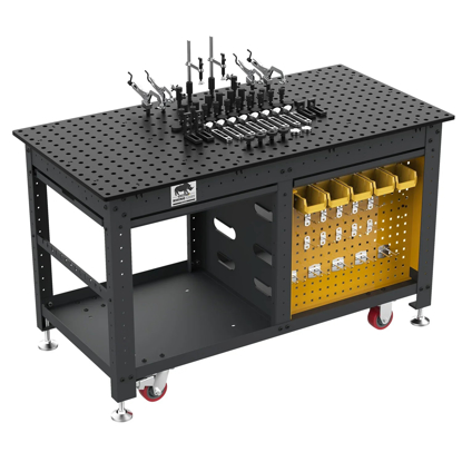 Slika VARILNA MIZA RHINO CART 1500x750 mm + 66 DELNI SET ORODJA
