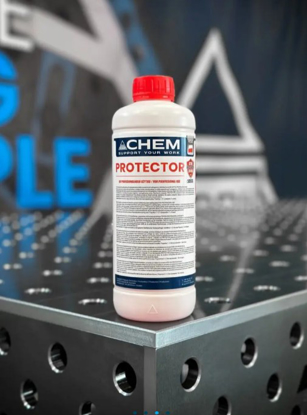 Slika TEKOČINA PROTI PRIJEMANJU ZA VARILNE MIZE PROTECTOR 1L