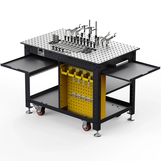 Slika RHINO CART STOL ZA ZAVARIVANJE + 66-DIJELNI SET ALATA - NOVI MODEL!